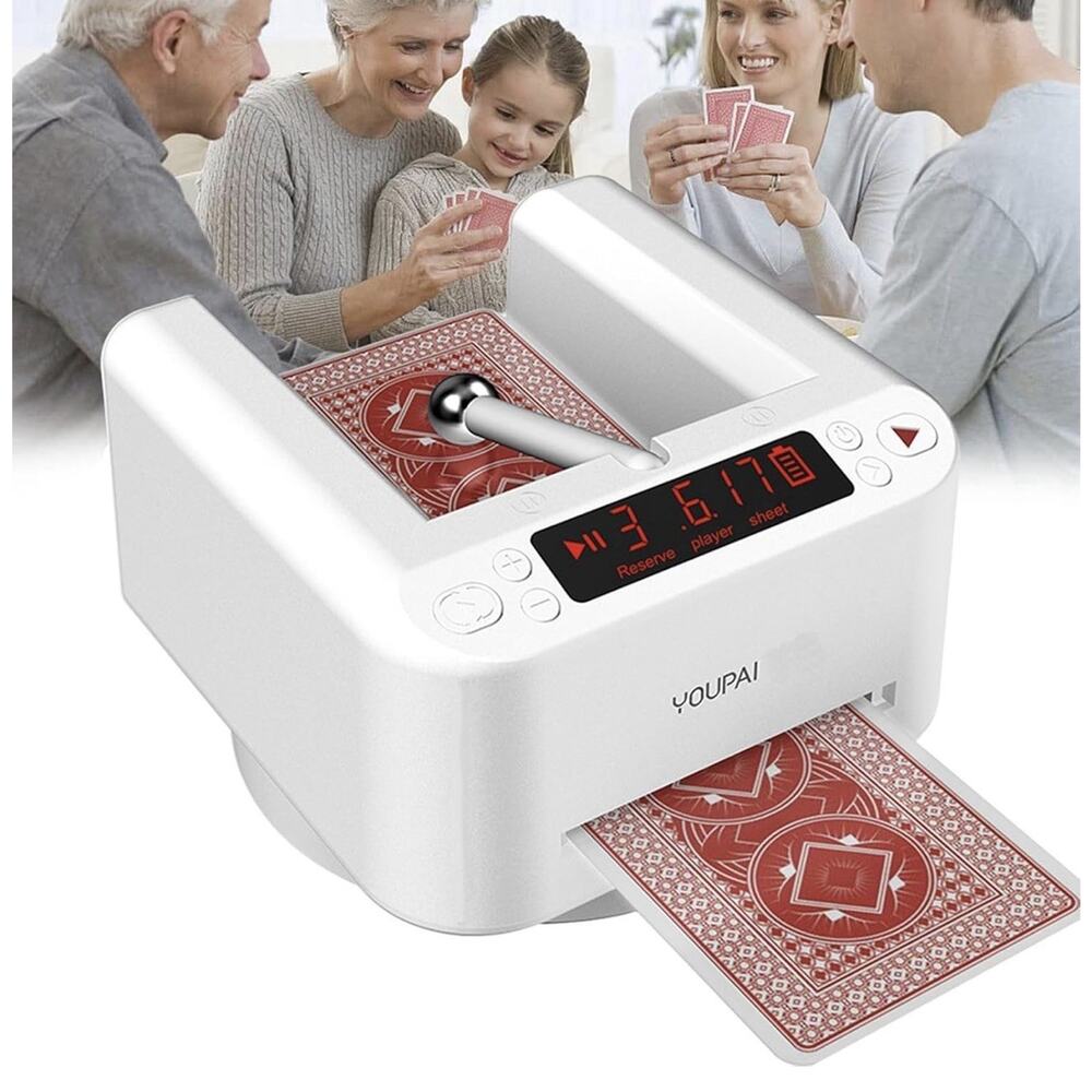 Automatic Card Dealer, 360 Ded, Rotating Card Dealer Machine for UNO Casino Gam
